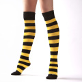 2015 Fashion Knie High Striped Socken für Damen